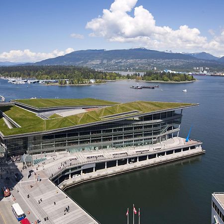 Fairmont Waterfront Hotel Vancouver Exterior photo The Canada Place building, the main terminal of the airport